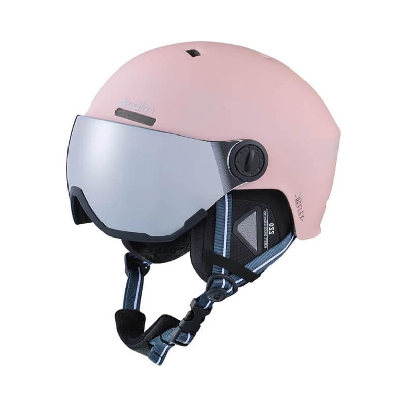 Горнолыжный шлем CAIRN REFLEX VISOR Powder pink