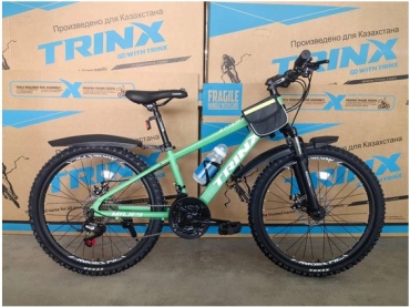 Велосипед TRINX TRINX 24 М114-13 2021 13 дюймов зеленый