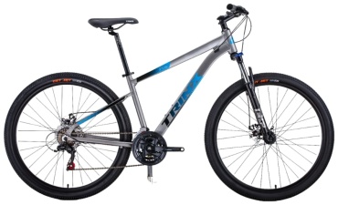 Велосипед TRINX TRINX 21 M136PRO 2022 21 дюйм серый