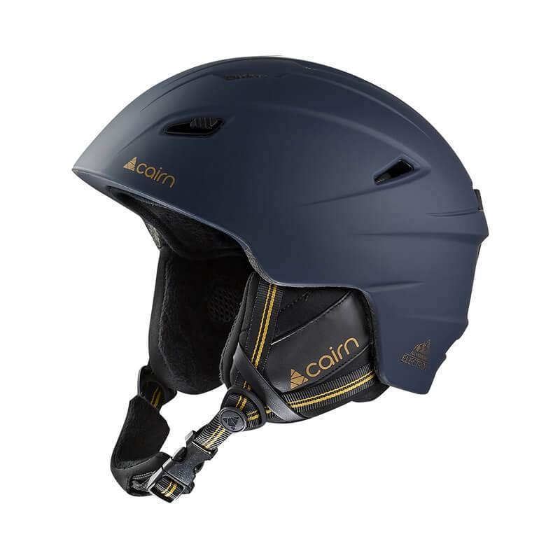 Горнолыжный шлем CAIRN ELECTRON Blue Graphite Gold