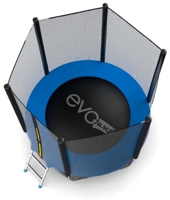 Каркасный батут EVO Jump External 6 ft синий