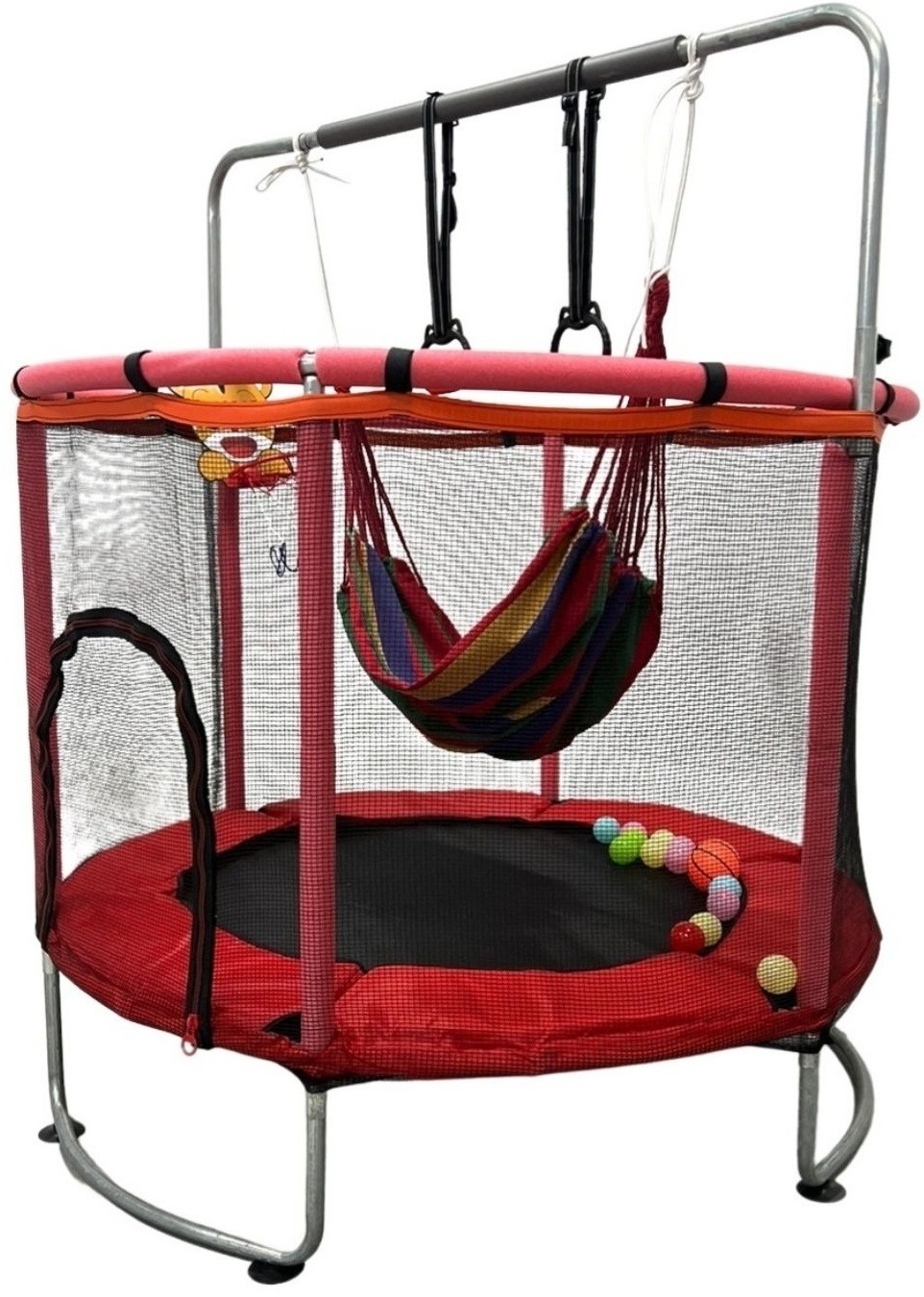 Каркасный батут TinyTots AD14U красный