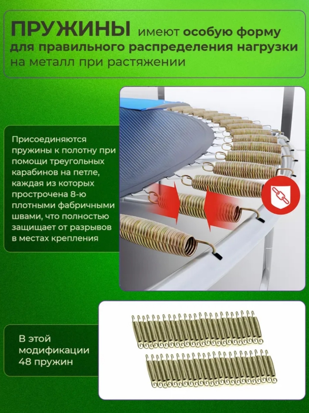 Каркасный батут PEGAS Trampoline - 01 синий