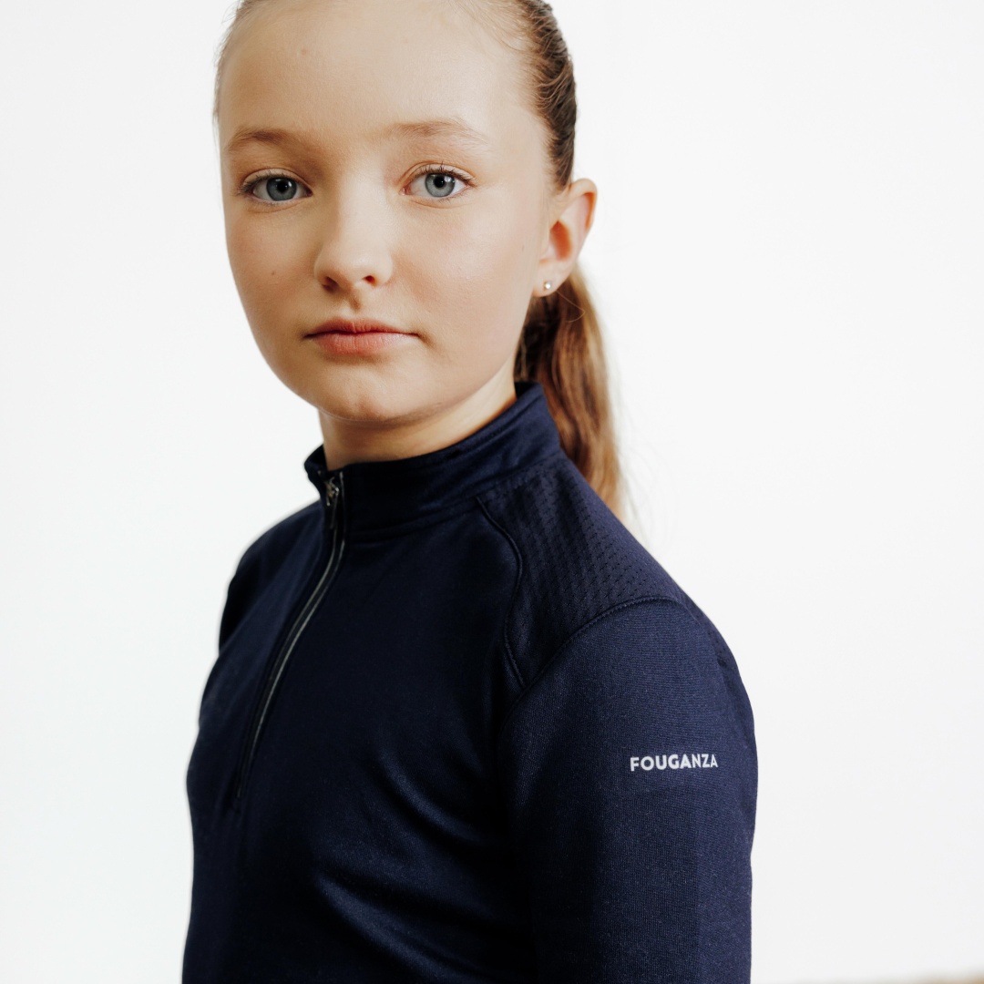 Лонгслив Decathlon 38 синий