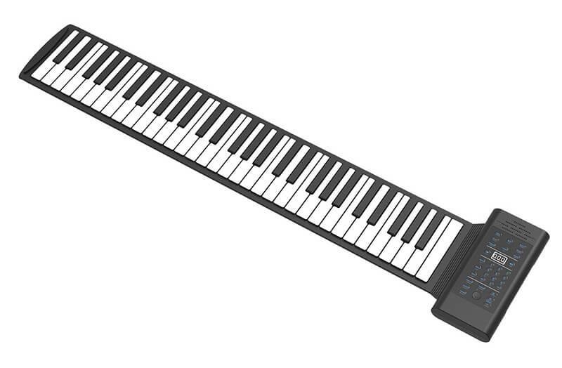 Электронное пианино складное из силикона Hand Roll Piano 61 клавиша