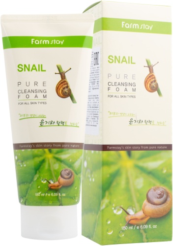 Farmstay Snail пенка 180 мл