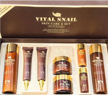 ANJO Christian Dean Vital Snail Skin Care 6 Set набор по уходу за лицом для женщин