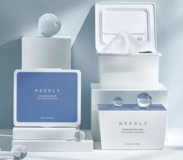 Маска для лица Needly тканевая Crossbarrier Ceramide &amp; Panthenol 30 шт