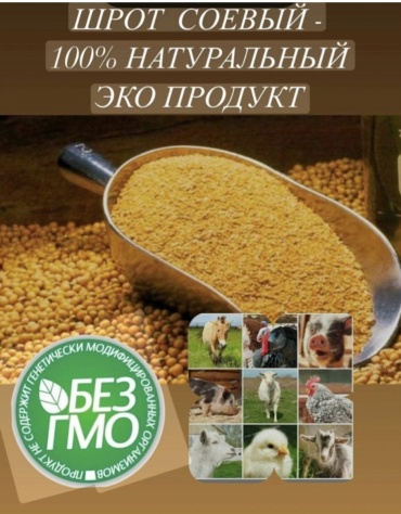 Соевый шрот добавка в корм