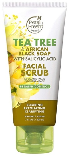 Petal Fresh скраб Tea Tree &amp; African Black Soap With Salicylic Acid 200 мл