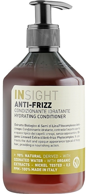 INSIGHT Anti-Frizz Hydrating шампунь 400 мл