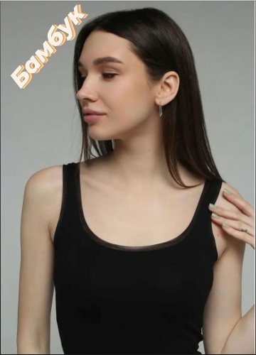 Майка OZKAN UNDERWEAR черный, белый