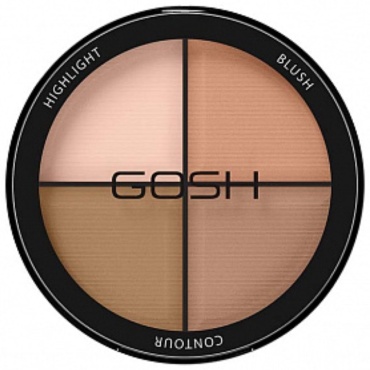 GOSH Contour n Storbe Kit скульптор, хайлайтер, румяна 001 Light
