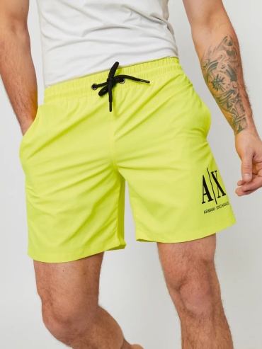 Спортивные шорты ARMANI салатовый
