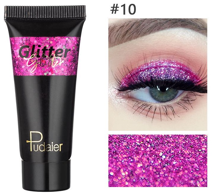 Глиттер гелевые Glitter 10