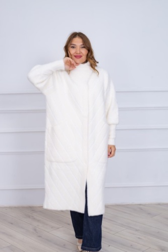 Кардиган Granat.Furs белый