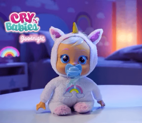 Кукла IMC Toys Cry Babies 30см с мягким телом и подсветкой⁣⁣⠀