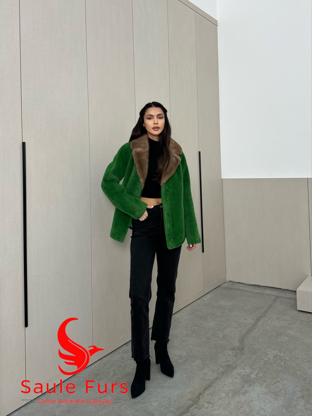 Пальто Max Mara зеленый