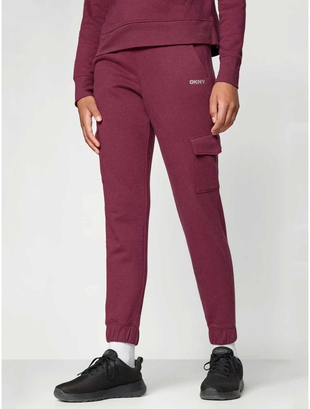Карго DKNY бордовый