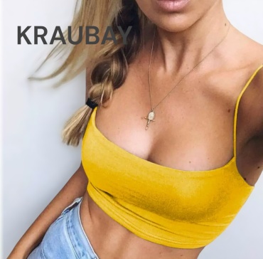 Топ KRAUBAY желтый