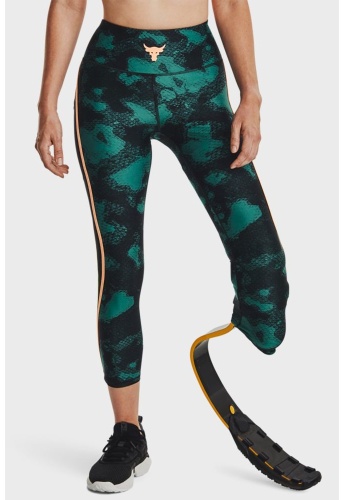 Тайтсы Under Armour зеленый