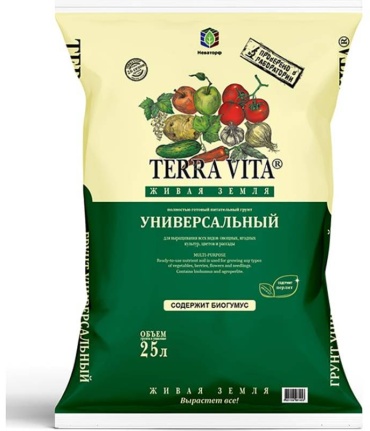 Грунт Terra Vita Живая земля 25л
