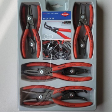 Съемник стопорных колец Knipex 00 20 04 SB прямой 8 шт