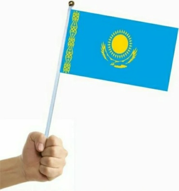 Флаг Флажок Казахстан 14x21 см