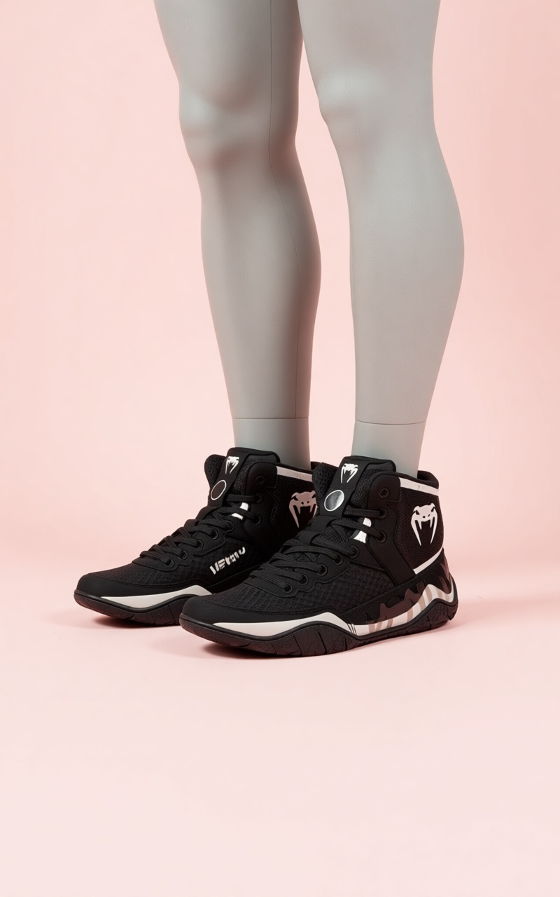 Борцовки белый, черный