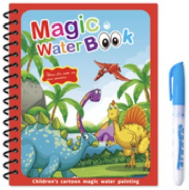Раскраска Многоразовая водная раскраска динозавры Magic water book