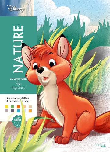 Раскраска Hachette Heroes Coloriages mysteres Disney - Nature