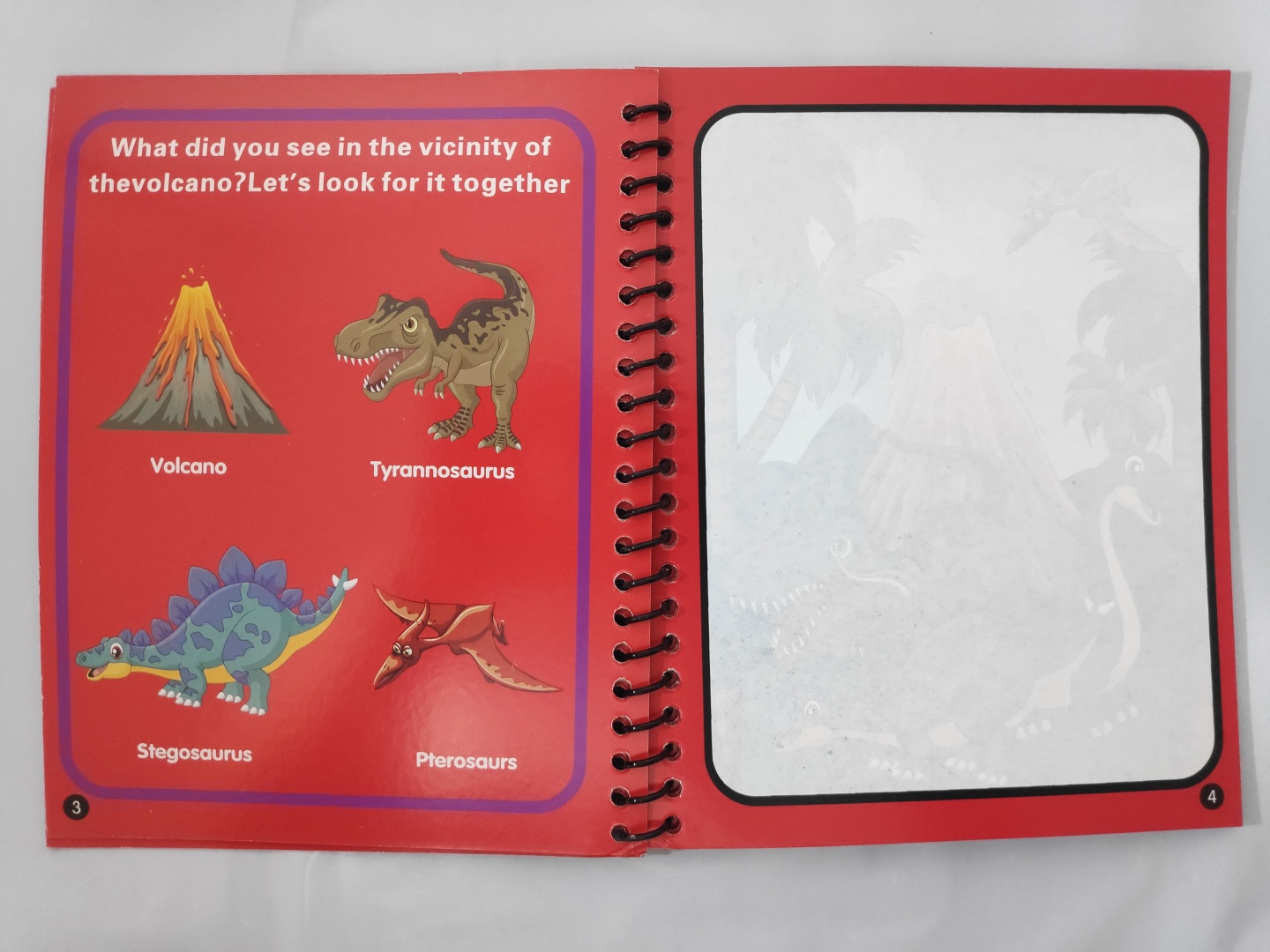 Раскраска Magic water Dino