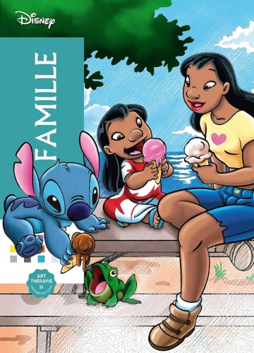 Раскраска Hachette Heroes Coloriages mystères Disney - Famille