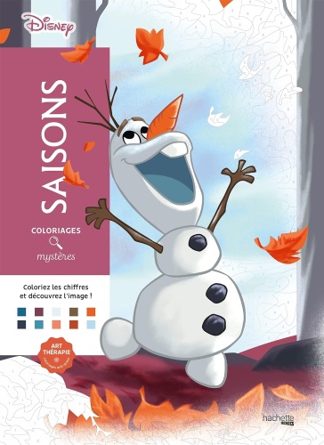 Раскраска Hachette Heroes Coloriages mysteres Disney - Saisons