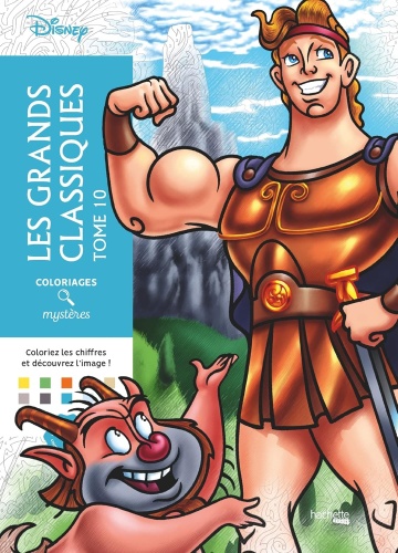 Раскраска Hachette Heroes Coloriages mysteres Великие гиганты