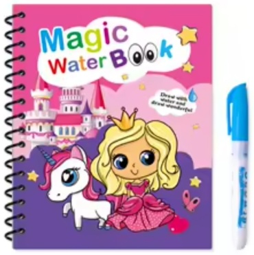 Раскраска Многоразовая водная раскраска единорог Magic water book