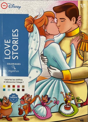 Раскраска Hachette Heroes Coloriages mysteres Love Stories