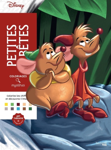 Раскраска Hachette Heroes Coloriages mystères Disney - Petites bêtes