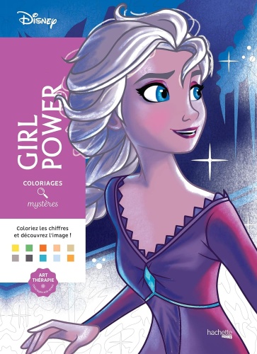 Раскраска Hachette Heroes Coloriages mysteres Disney - Girl Power