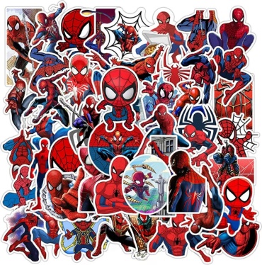 Наклейки Лист Человек паук spider Man 50