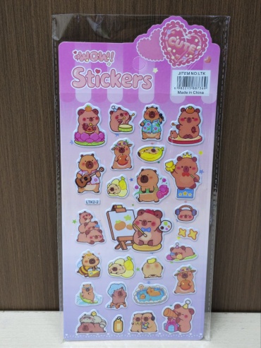 Наклейки Лист Наклейки Стикеры Капибара LTK2-2 26