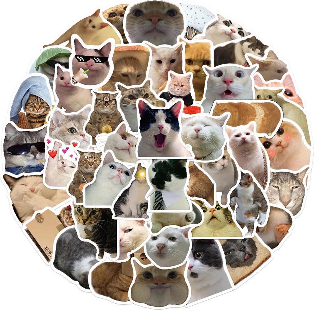 Наклейки Альбом Котики 50