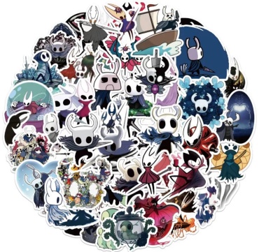 Наклейки Лист Hollow Knight Хэллоу кнайт 50