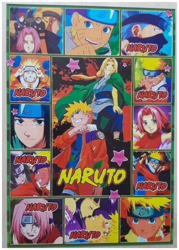 Наклейки Лист Naruto 13