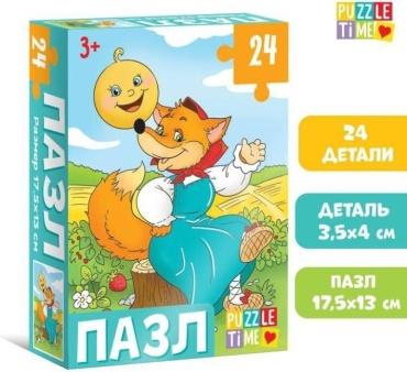 Пазл Puzzle Time Колобок 7005849