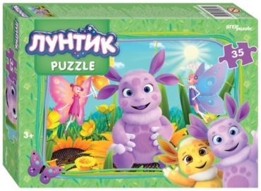 Пазл пазл 35 деталей Лунтик, Step Puzzle