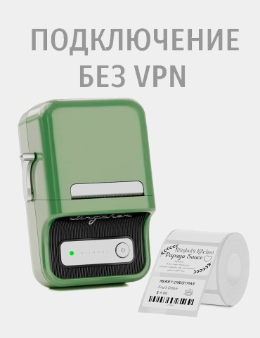 Принтер Niimbot B21 зеленый