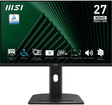 Монитор 27" MSI PRO MP275QPG черный