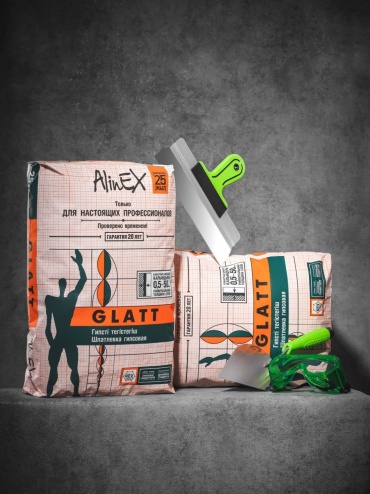 AlinEX Alinex glatt 25kг 25 кг, гипсовая