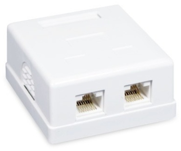 Компьютерная розетка (RJ45) SHIP A168, белый